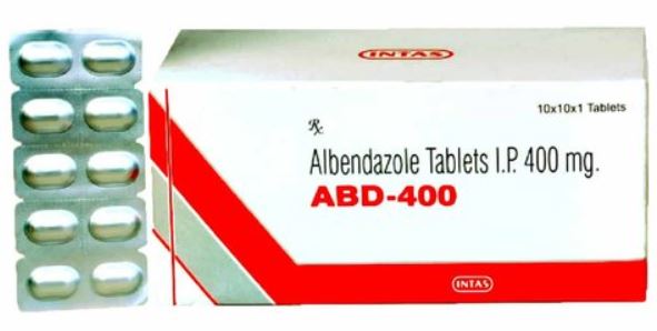 ALBENDAZOLE 400MG 1*1TAB